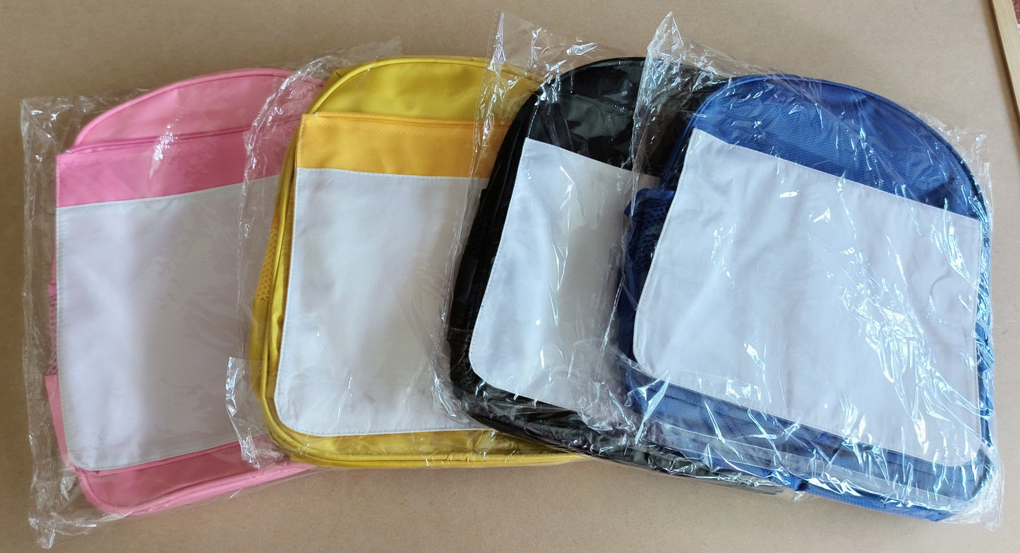 PreK Sublimation Backpack – Durable 12” Kids School Bag – Perfect for Sublimation & Heat Press