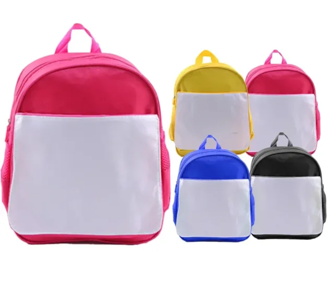 PreK Sublimation Backpack – Durable 12” Kids School Bag – Perfect for Sublimation & Heat Press