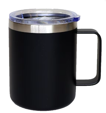 12oz Powder coating Double wall Stainless Steel insulated Vacuum Coffee Tumbler with Lid.