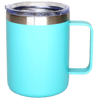 12oz Powder coating Double wall Stainless Steel insulated Vacuum Coffee Tumbler with Lid.