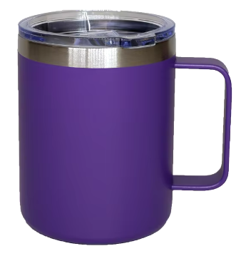 12oz Powder coating Double wall Stainless Steel insulated Vacuum Coffee Tumbler with Lid.