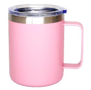 12oz Powder coating Double wall Stainless Steel insulated Vacuum Coffee Tumbler with Lid.