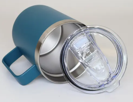 12oz Powder coating Double wall Stainless Steel insulated Vacuum Coffee Tumbler with Lid.