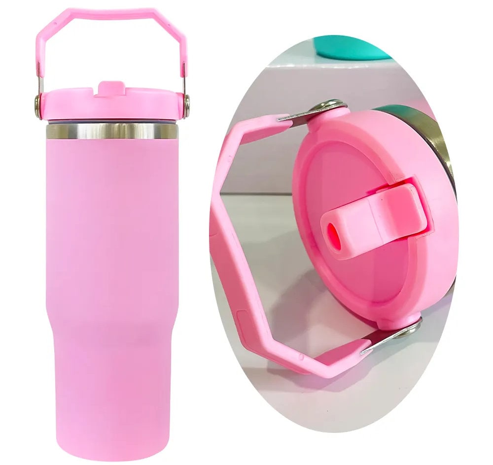 30oz sublimation tumbler with handle
