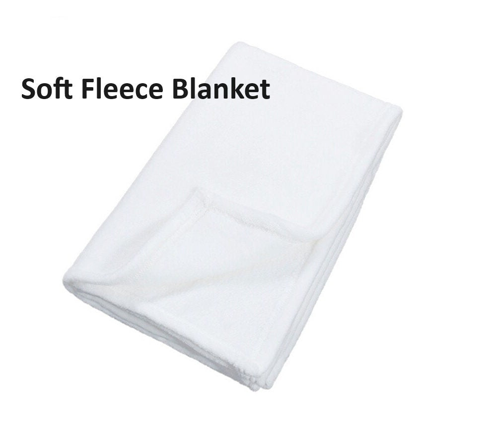 Soft 100% Polyester Sublimation Baby Blanket, Fleece 30X40 Inches