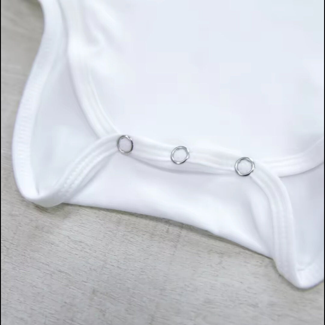 100% Polyester Bodysuit Blanks, Sublimation, DIY Personalize Blanks, Baby bodysuits blanks, Infant romper, Screen printing Embroidery Blanks