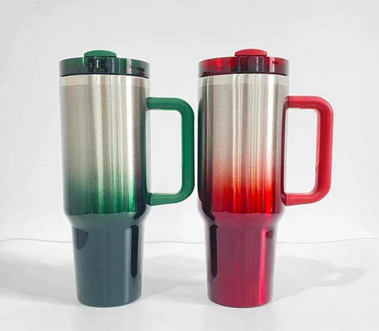 Ombre Sublimation 40oz Tumbler with handle-New Style H2.0-Free Shipping