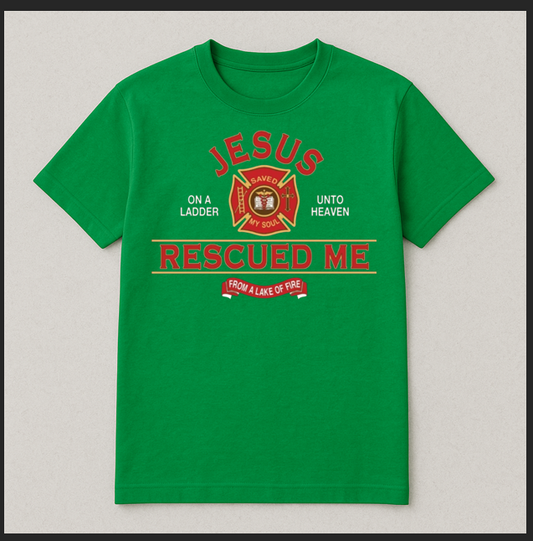 Jesus Rescued Me-Free Shipping