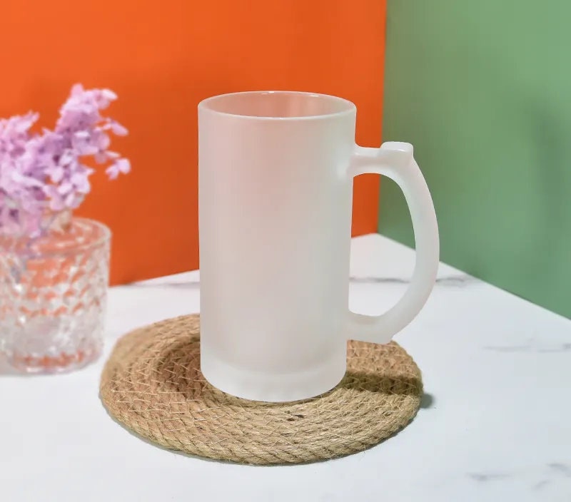 16oz Sublimation Beer Mugs-Frosted or Clear